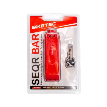Bike BIKETEC SEQR ZAKLEP ZAVORNE/PLINSKE ROČICE ZA PREMER OD 28 MM DO 38 MM S 3 KLJUČI