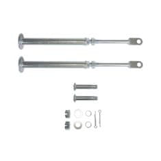 Bike BIKETEC KOMPLET NOSILCEV ZA ALUMINIJASTE KLANČINE BTRAMP1 BTRAMP2 SREBRNA