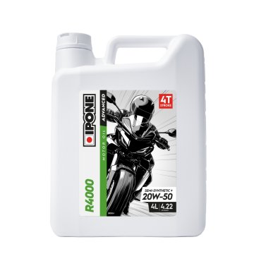 IPONE R4000 20W50 4L polsintetično olje MA2 ester zaščita motorja motornih koles