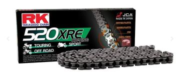 RK POGONSKA VERIGA 520XRE-112 (XW-OBROČ) Z KONICAMI (CLF) VKLJUČENA V STANDARDNI BARVI (PROSTORNINA: DO 800 CCM) (36,5 KN)