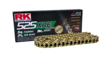 RK POGONSKA VERIGA GB525XRE-120 (XW-OBROČ) Z KONICAMI (CLF) VKLJUČENA ZLATA BARVA (PROSTORNINA: DO 1000 CCM) (42 KN)