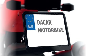 Biketec OKVIR ZA REGISTRSKO TABLICO ZA MOTOCIKEL/MOTOR ČRNEGA RAZREDA (48723)