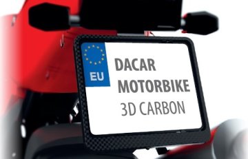 Biketec OKVIR ZA REGISTRSKO TABLICO ZA MOTOCIKEL/MOTOR 3D BARVNI KARBON (48808)