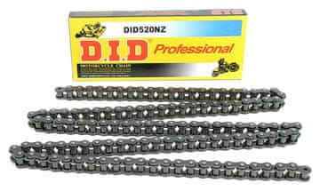 D.I.D POGONSKA VERIGA 50(530)NZ-112 (112 ČLENOV) BREZ O-OBROČEV (ODPRTO + ZAPONKA) (50NZ-112)