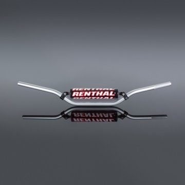 Renthal Krmilo MX Enduro 7/8" (22 mm), srebrno, lahko z zaščitno peno