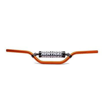 Renthal 22mm oranžno krmilo za KTM 65 SX Mini z gobico - terensko aluminijasto 7/8 palca