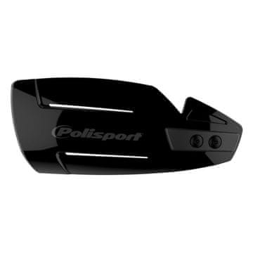 Polisport ščitniki za roke Hammer univerzalni komplet 28 mm 22 mm črne barve