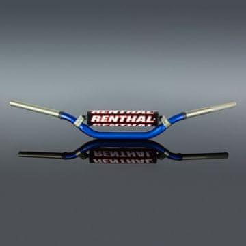 Renthal 1.1/8" dvostensko krmilo za motorno kolo Yamaha YZ/YZF 921 modre barve, eloksirano z gobico