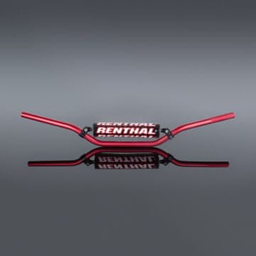 Renthal MX krmilo 7/8 palca rdeče barve s penastim aluminijem, dodatki za enduro motorje
