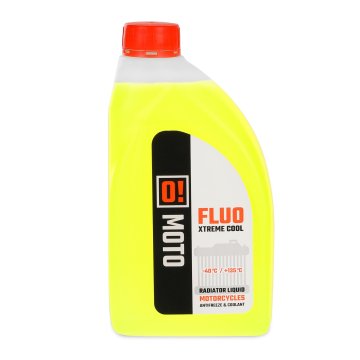 Auto-Motor OMOTO HLADILNA TEKOČINA 1L O! FLUO XTREME COOL +135 PRIPRAVLJENO ZA UPORABO (O!MOTO) (OLE-001) (-40 DO +135)