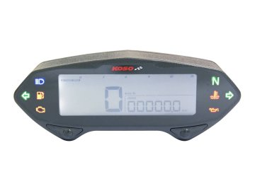 KOSO DB-01RN Univerzalni merilnik hitrosti za motorna kolesa, črne barve, vodoodporen, električni