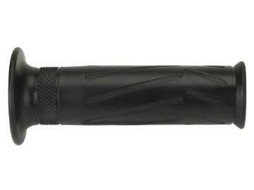 Domino ROČAJI CESTNI YAMAHA STIL (22+25MM, DOLŽINA 120MM) Z LUKNJO, ČRNI