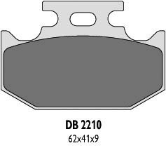 DELTA Braking Zavorne ploščice Delta TTR 600 DT 125 DR 350 250 KLX RM X KX WR YZ