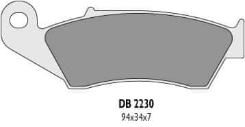 DELTA Braking Sprednje zavorne ploščice Delta YZF YZ 125 250 450 Wrf Crf Kxf RMZ Fantic Beta