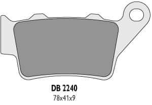 DELTA Braking Zadnje zavorne ploščice Delta Cf Moto MT Nk SR BMW F 800 750 G 650 S 1000