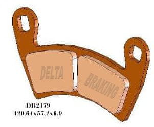 DELTA Braking Sprednje zavorne ploščice Delta Polaris RZR 1000 XP RZR 4 900 800
