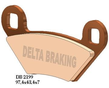 DELTA Braking Zavorne ploščice Delta Polaris Sportsman 1000 850 800 570 500 XP