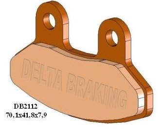 DELTA Braking Zavorne ploščice Delta SYM 200 I Joyride Joyride E4 07 24 Laverda