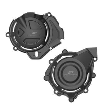 Polisport CF Moto 450Mt Pokrov alternatorja 24/25 Črna