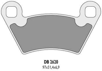 DELTA Braking Sprednje zavorne ploščice Delta Polaris 570 ACE BASE EPI HD SP 17 19