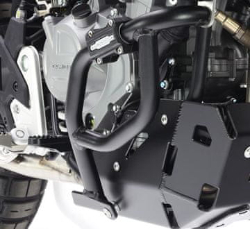 CrossPro ALUMINIJSKI ZAŠČITNI KRMILI ZA SPODNJI DEL MOTORJA IN HLADILNIKA CF MOTO 450 MT '24 BARVA ČRNA (ZDRUŽLJIVO Z ORIGINALNO PLOŠČICO)