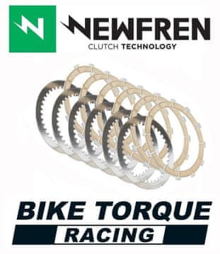 Newfren RACING PLOŠČE SKLOPKE Z DISTANČNIKI HONDA CR 80/85 '84-'07; XL 125 '78-'86; XLR 125 '98-'08; CA 125 REBEL '98- (EBS1119)