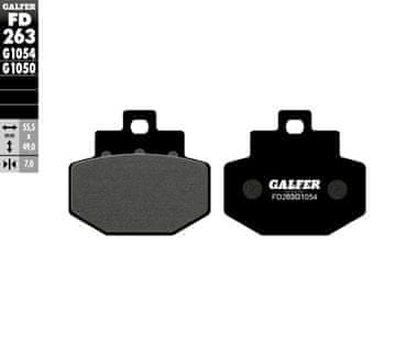 Galfer ZAVORNE OBLOGE KH321 POLMETALNE