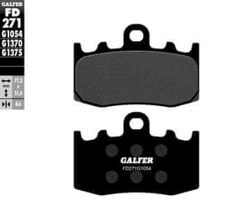 Galfer ZAVORNE OBLOGE KH335 POLIMETALNE BMW SPREDNJE (R1100/1200, K1300)