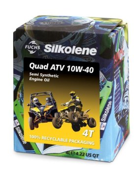 SILKOLENE FUCHS POLSINTETIČNO MOTORNO OLJE QUAD ATV 4T 10W-40 4L (CUB)