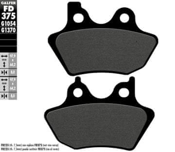 Galfer ZAVORNE OBLOGE KH400 POLIMETALNE HARLEY DAVIDSON