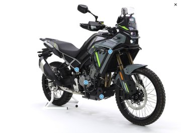 CrossPro NOVI ALUMINIJASTI ZAŠČITNI ŠČITNIKI ZA ZGORNJI DEL MOTORJA IN HLADILNIKA CF MOTO MT 450 '24- BARVA MAT ČRNE