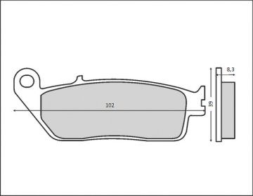 Brenta ZAVORNE OBLOGE KH226 / KH142 (ORGANSKE)