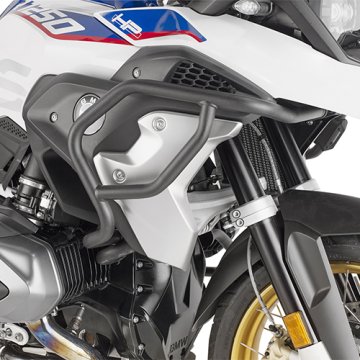 Kappa ZAŠČITE MOTORJA BMW R 1200GS (17–18), R 1250GS (19–21) ČRNE - ZGORNJE - ZA R 1250GS (19–21) ZA MONTAŽO, ČE NI DODATNIH ORIGINALNIH HALOGENOV