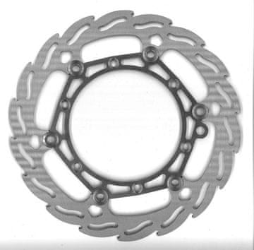 Moto Master SPREDNJI PLAVAJOČI ZAVORNI DISK FLAME KTM 2T/4T '91-21, HUSABERG, HUSQVARNA, BENZIN-BENZIN '21, 260 MM