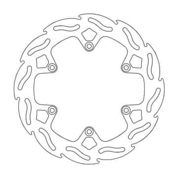 Moto Master ZADNJI ZAVORNI DISK , KTM, Husaberg, 220 MM - DEBELINA 4,4 MM (NG141; NG129)