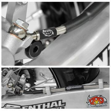 Moto Master ZADNJA ZAVORNA CEV Z JEKLENIM PLETENJEM KTM SX/SXF/SX-F/EXC/EXCF/EXC-F '05- , HUSQVARNA TE/TC/FE/FC '14-'16, GASGAS EX '21- (GLEJTE DODATNI OPIS)