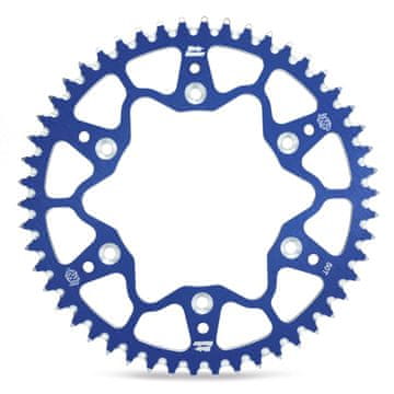 Moto Master ZADNJI ZOBNIK IZ ALUMINIJA T7075 (ERGAL) 270 50 (27050) MODRA YAMAHA YZ/YZF '99-'24 WRF '01-'24 (JTR251.50) (VERIGA 520)