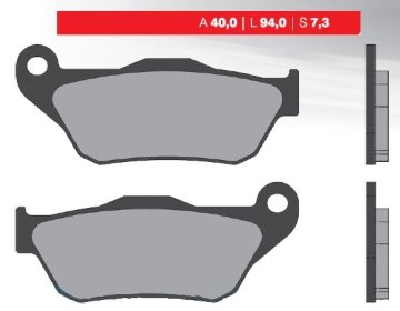 Brenta ZAVORNE OBLOŽNICE KH430 (ORGANSKE)