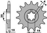 PB Sprednji verižnik 2066 14 Husqvarna Wre 125 Steel Durable
