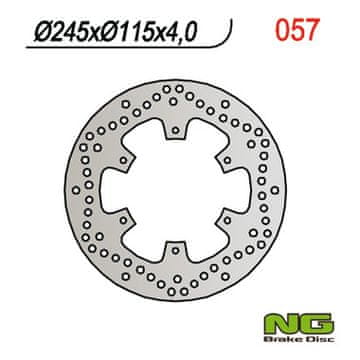 NG Zavorni disk Yamaha XTZ 750 Super Tenere '89-'97 spredaj/zadaj