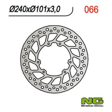 NG Sprednji zavorni disk Honda CR/CRF 125/250/450 2002-2014 240x101x3