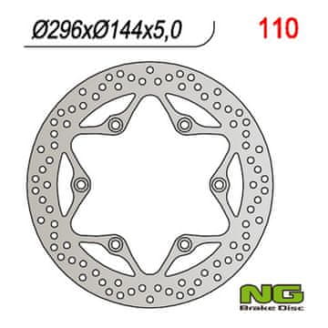 NG Sprednji zavorni disk Honda CB/CBF 500/600, VFR/VT 750, CBR 1000 (296 mm)