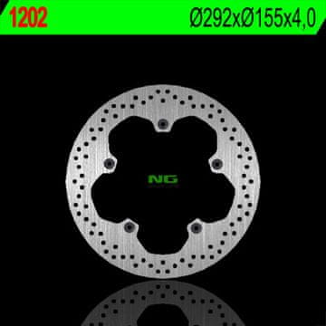 NG Sprednji zavorni disk Yamaha YZF/MT 125 2008-2014 292x155x4 mm
