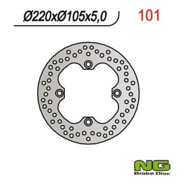 NG Zadnji zavorni disk HONDA CBR CBR600F'91-06 CBR1000RR Hornet VTR1000