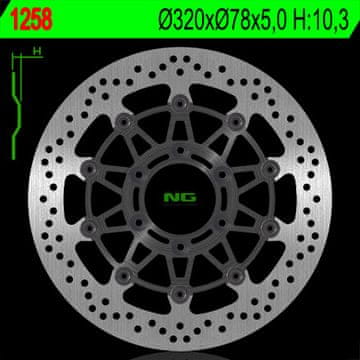 NG Sprednji zavorni disk Triumph Sprint/ST/RS 955/Speed Triple 900/955