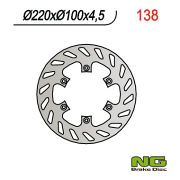 NG Zadnji zavorni disk za Kawasaki KX 125 '89-'02, KX 250, KDX, KLX