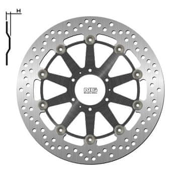 NG Plavajoči zavorni disk Honda XL 1000V, CB 1100EX 1999-2018, 296 mm