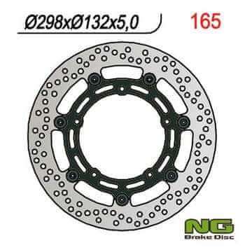 NG SPREDNJI ZAVORNI DISK YAMAHA FZ6/R6/MT03/MT07/MT09/XJ6 (165V) (298x132x5)(5x8,5MM)