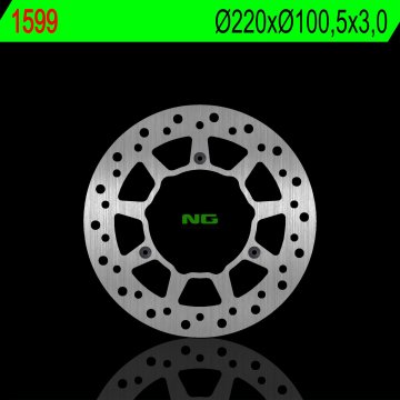 NG Sprednji zavorni disk za Yamaha YZ 85 1993-2023 220 mm 3,0 mm
