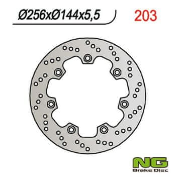 NG SPREDNJI ZAVORNI DISK HONDA XL 600 RM/LM (85-88) (256x144x5,5)